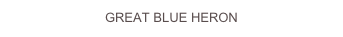 GREAT BLUE HERON